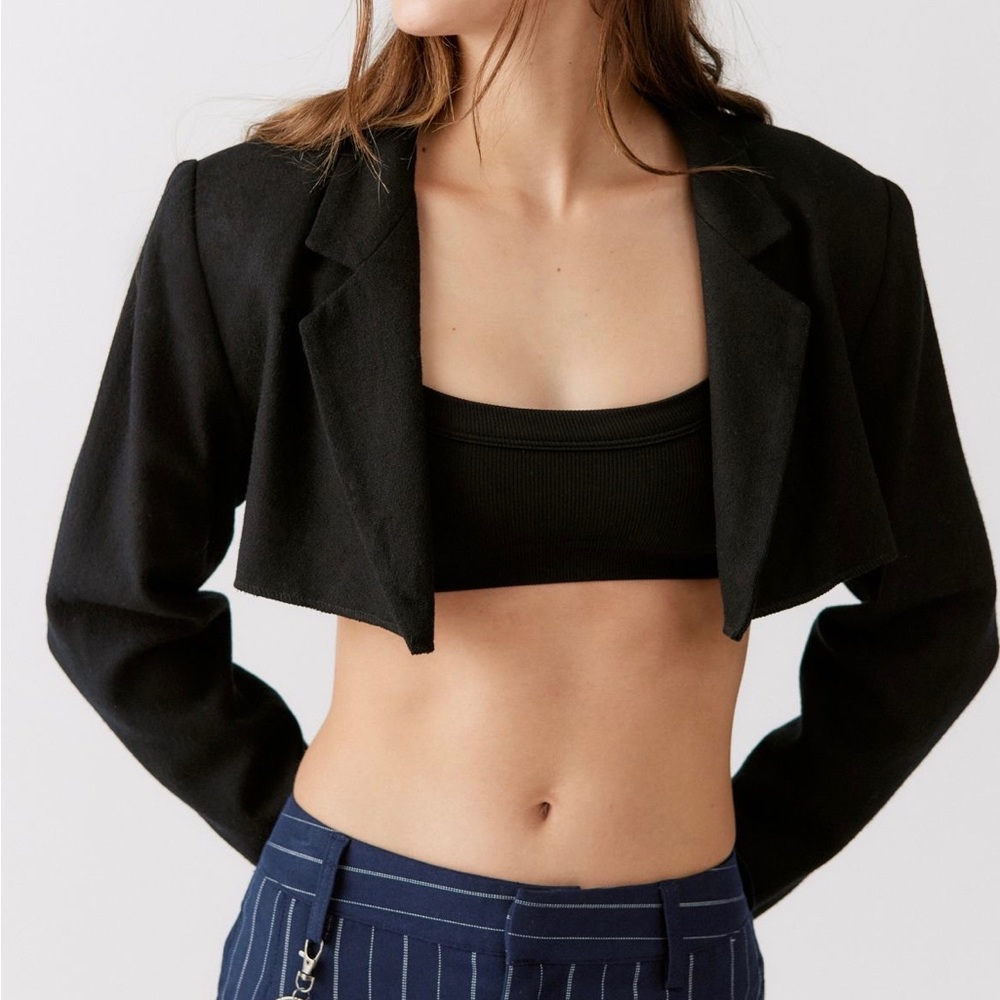NWT UO Super Crop Wool Blazer
